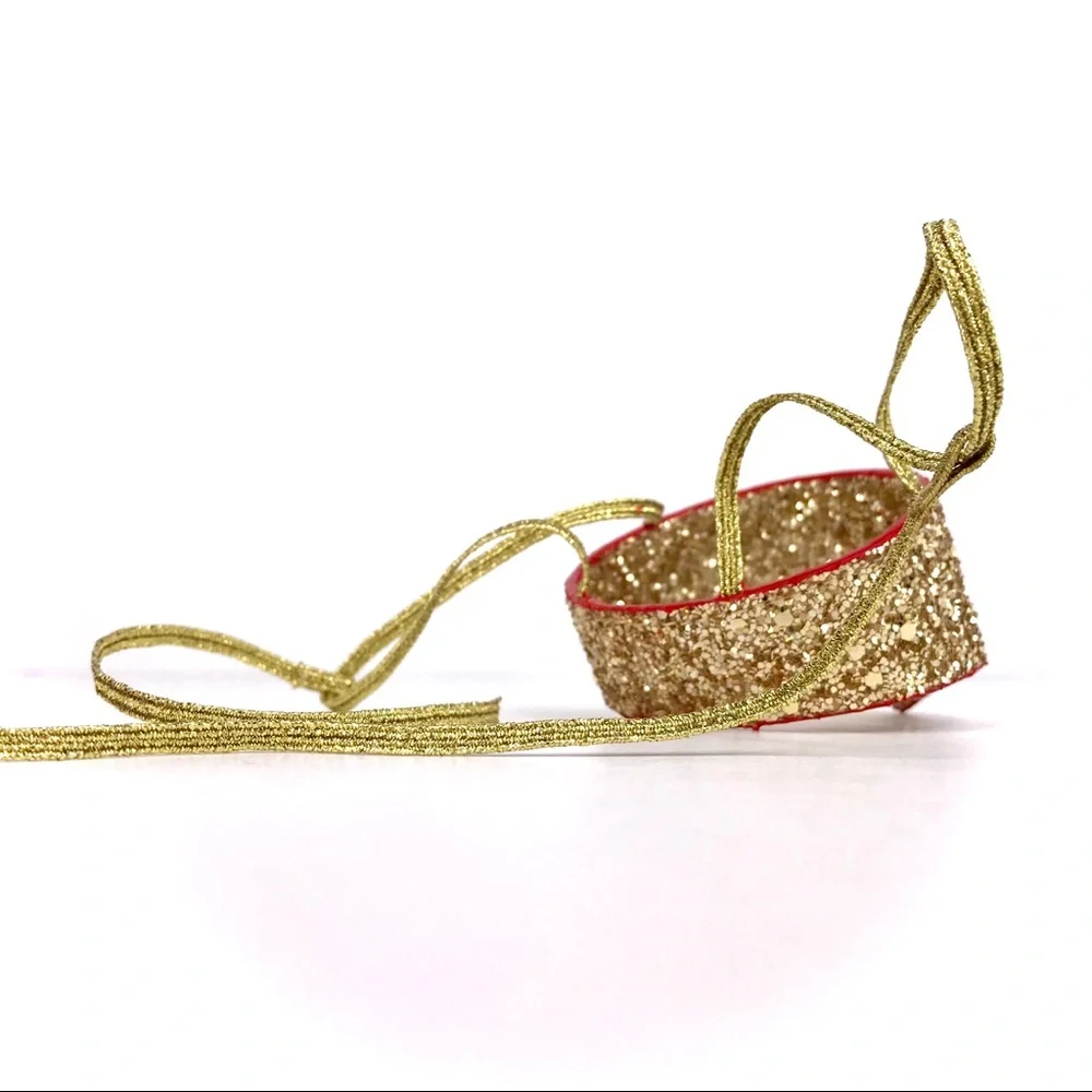 MOSHIQA Gold Glitter Star Crown Tiara Pet Cat Dog Hat Elastic Chihuahua Sparkly